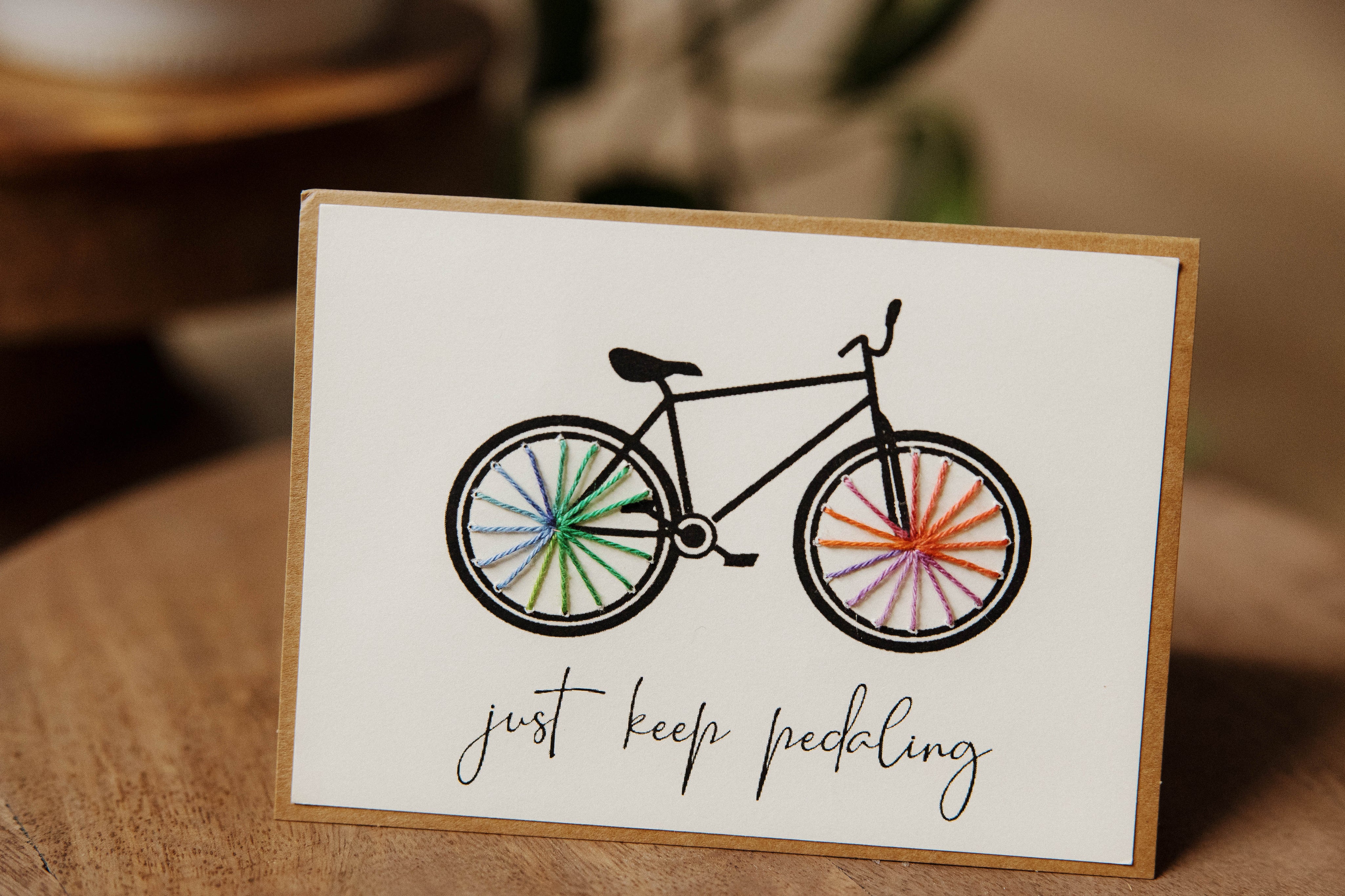 Just Keep Pedaling Card Set - FMSCMarketplace.org