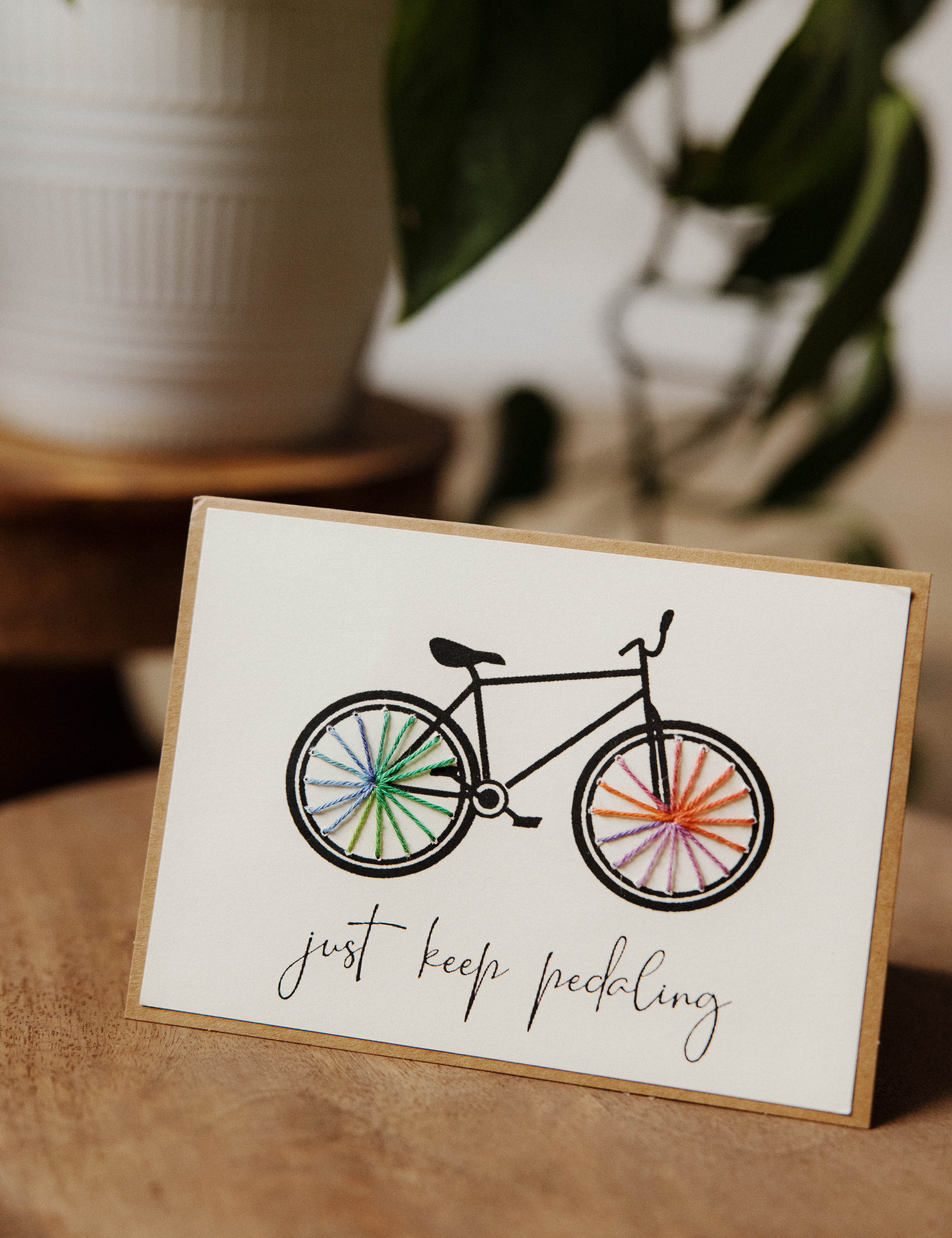 Just Keep Pedaling Card Set - FMSCMarketplace.org