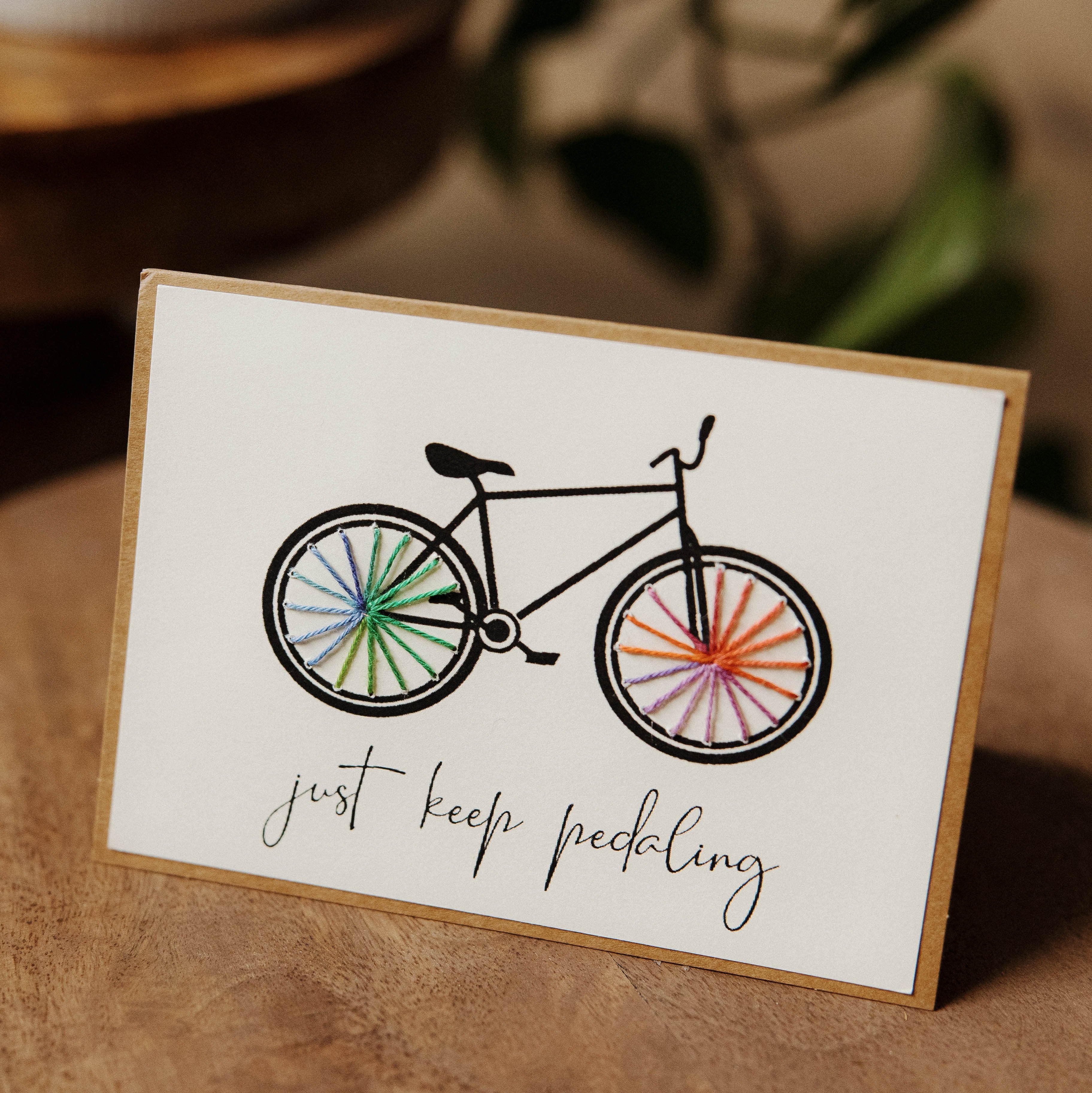 Just Keep Pedaling Card Set - FMSCMarketplace.org