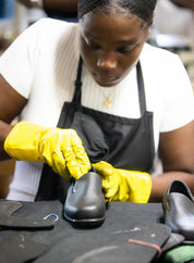 Leather Shoe Ornament