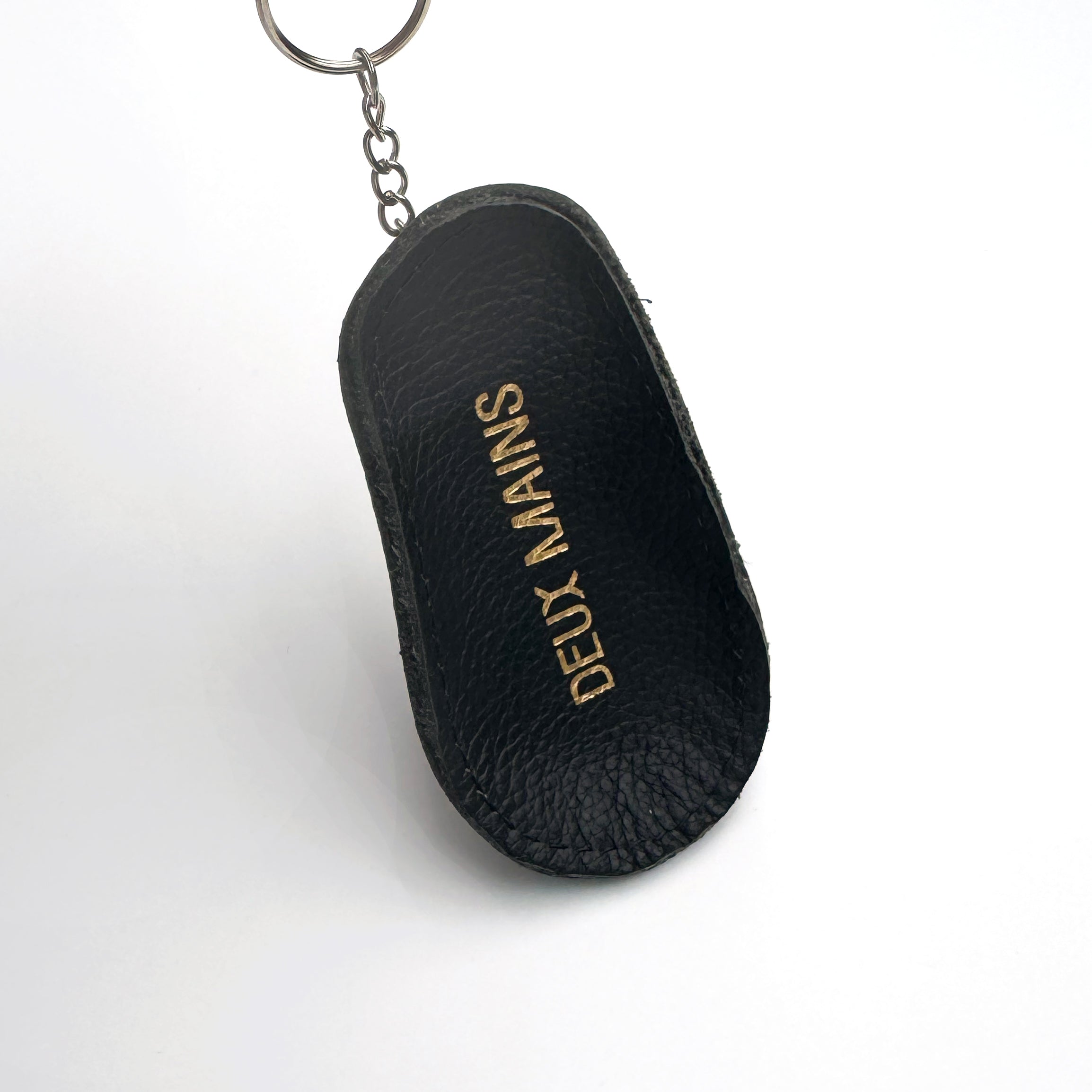 Leather Shoe Keychain