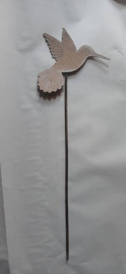 Colorful Hummingbird Garden Stake