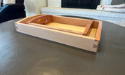 Two-Tone Wood Tray