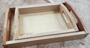 Two-Tone Wood Tray