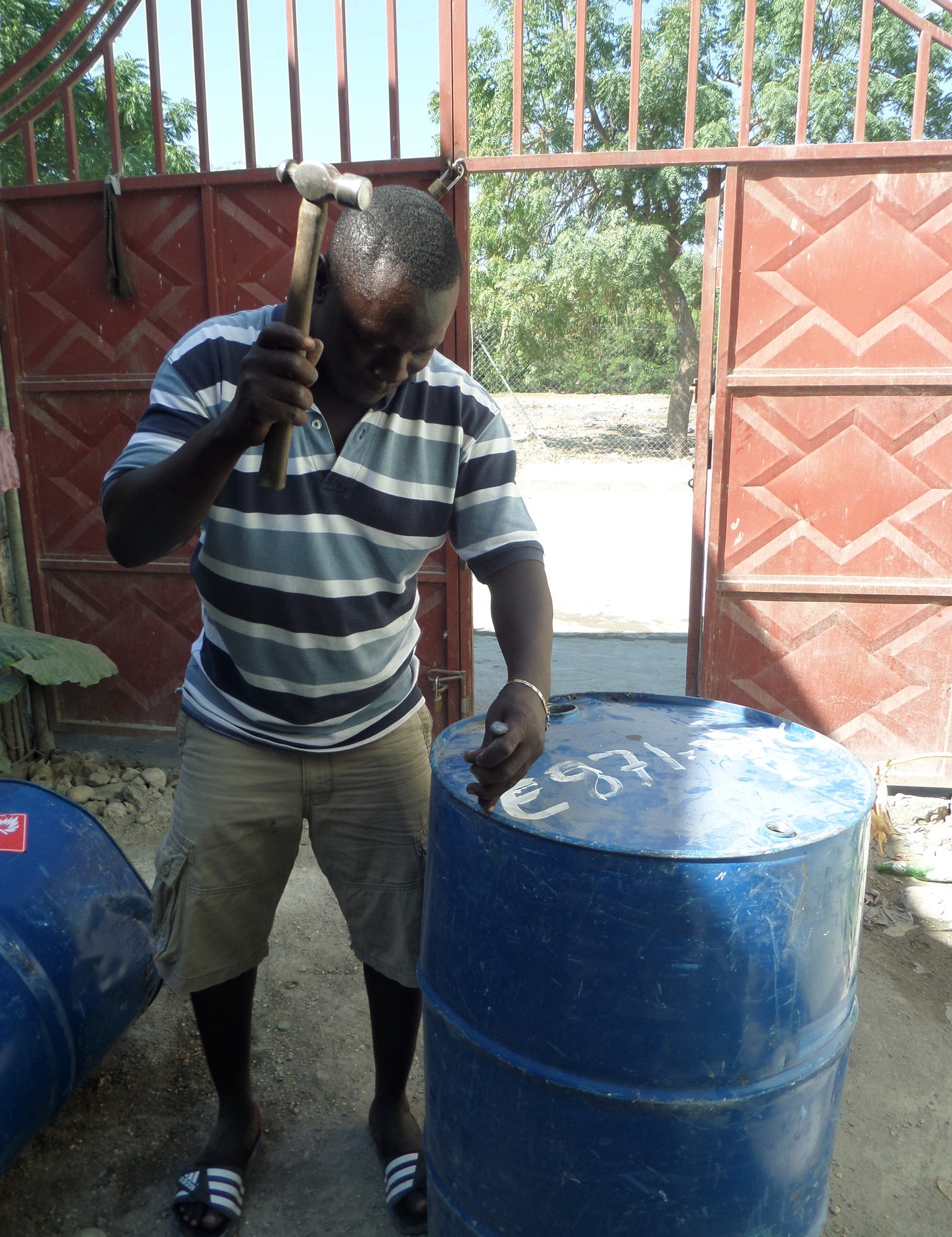Oil Drum Metal Art