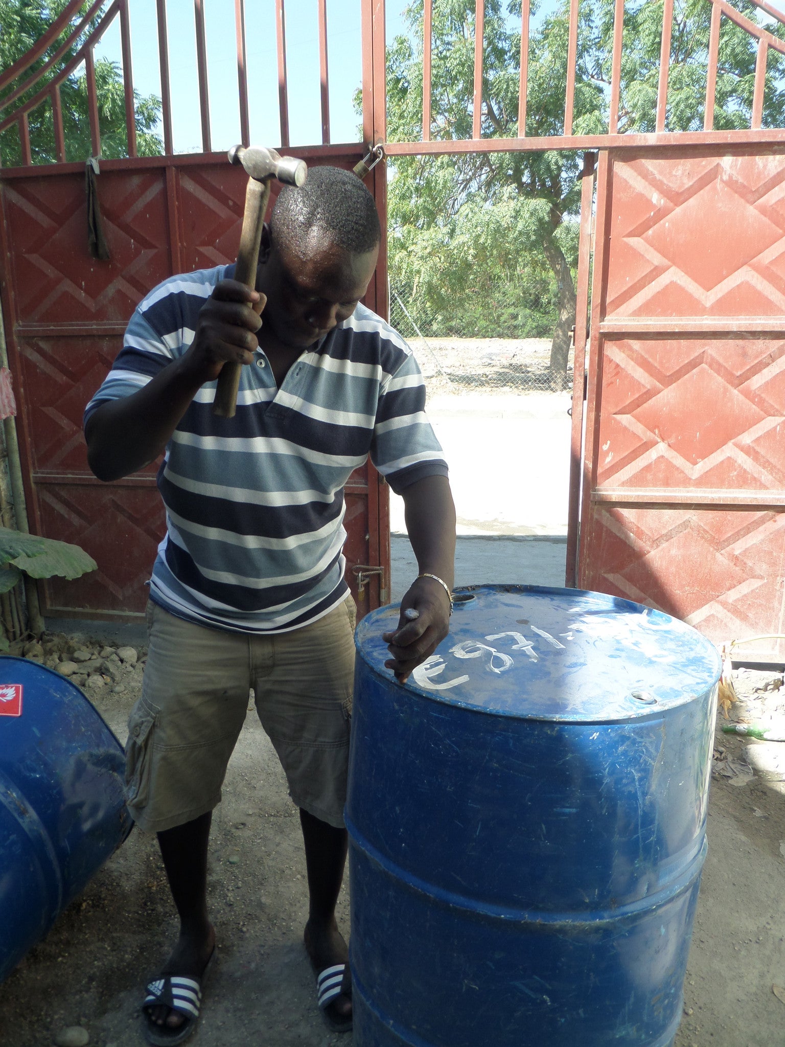 Oil Drum Metal Art