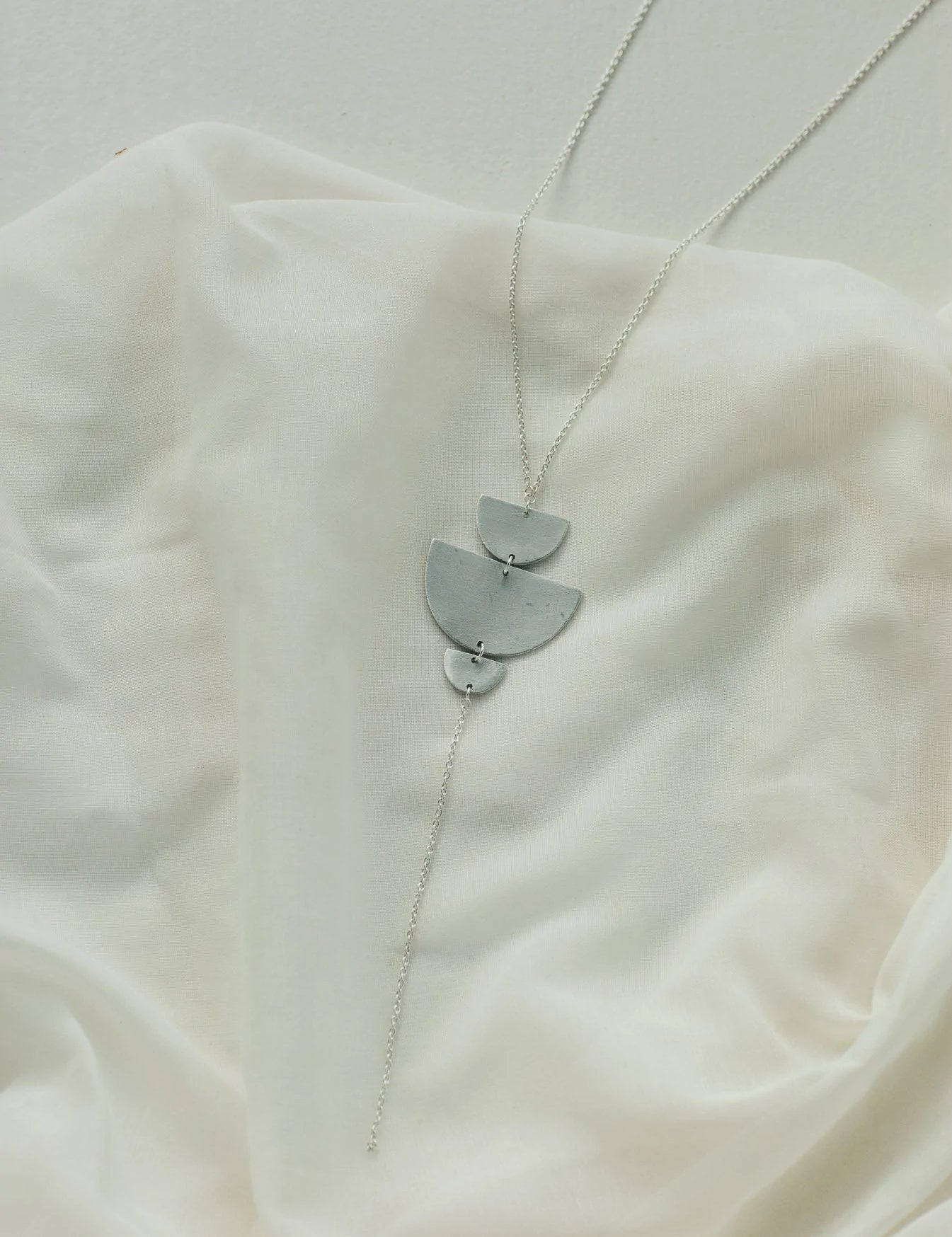 Aluminum Chain Drape Necklace - FMSCMarketplace.org