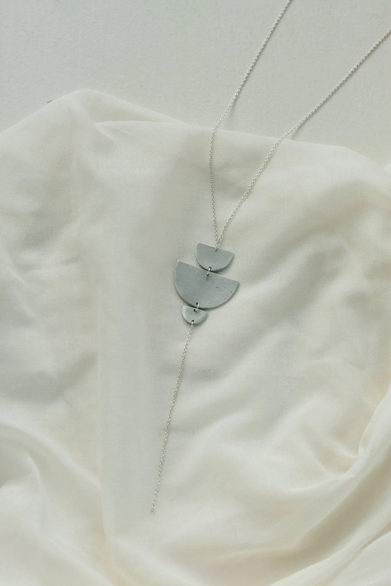 Aluminum Chain Drape Necklace - FMSCMarketplace.org
