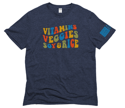 Groovy Vitamin Veggie Soy & Rice T-Shirt - FMSCMarketplace.org