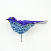 Beaded Bluebird Plant Stake - FMSCMarketplace.org