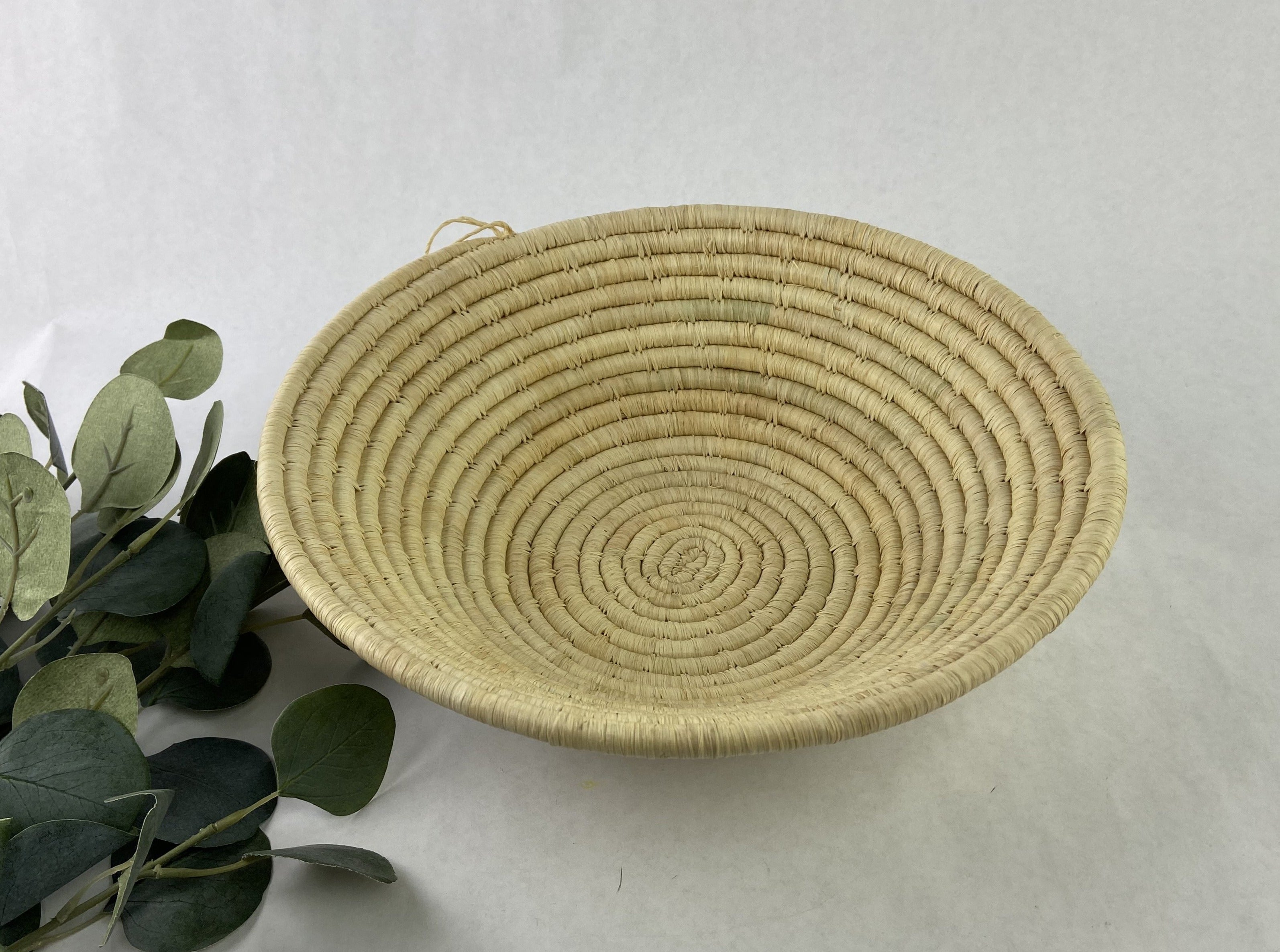 Grass-Woven Basket, Natural - FMSCMarketplace.org
