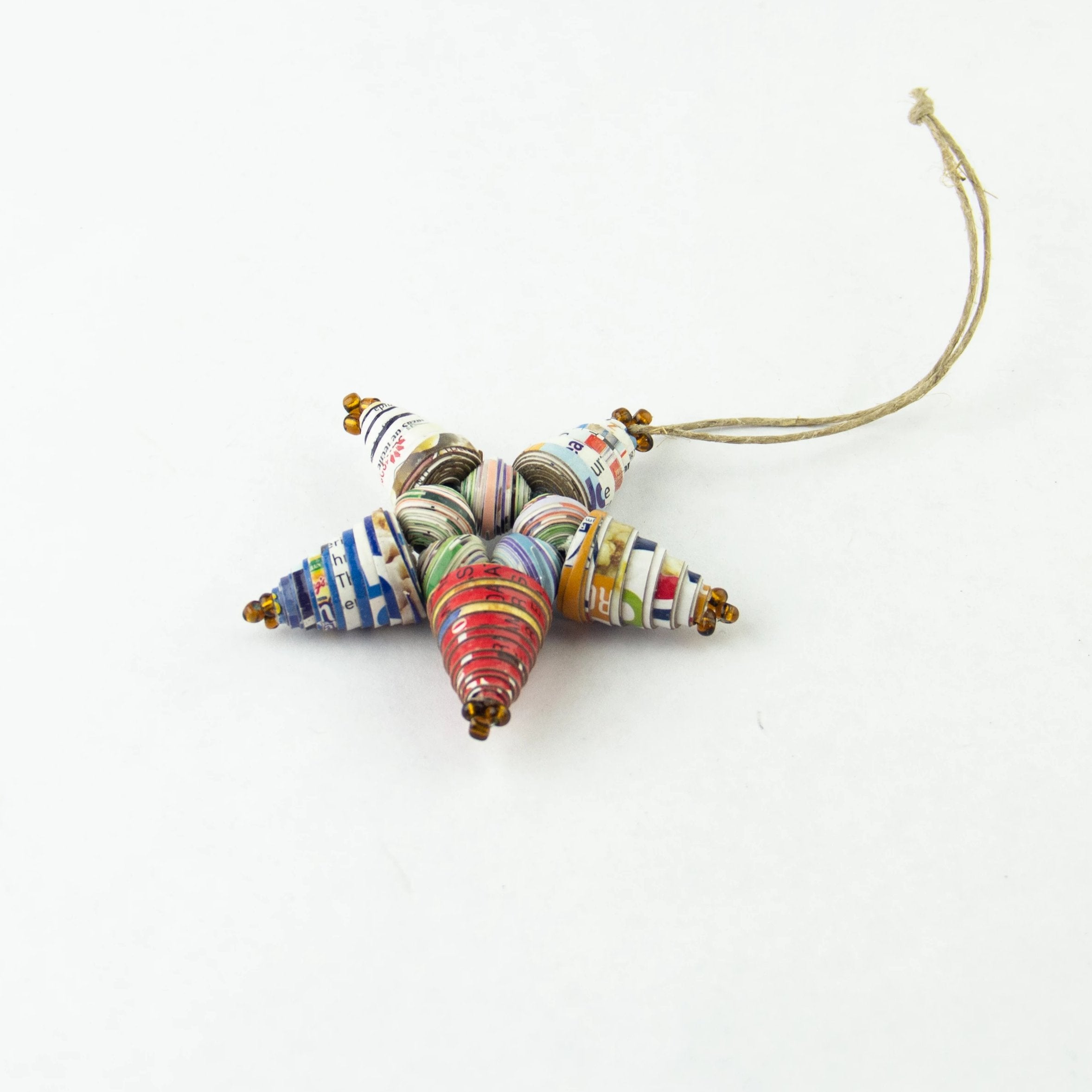 Colorful Paper Star Ornament - FMSCMarketplace.org