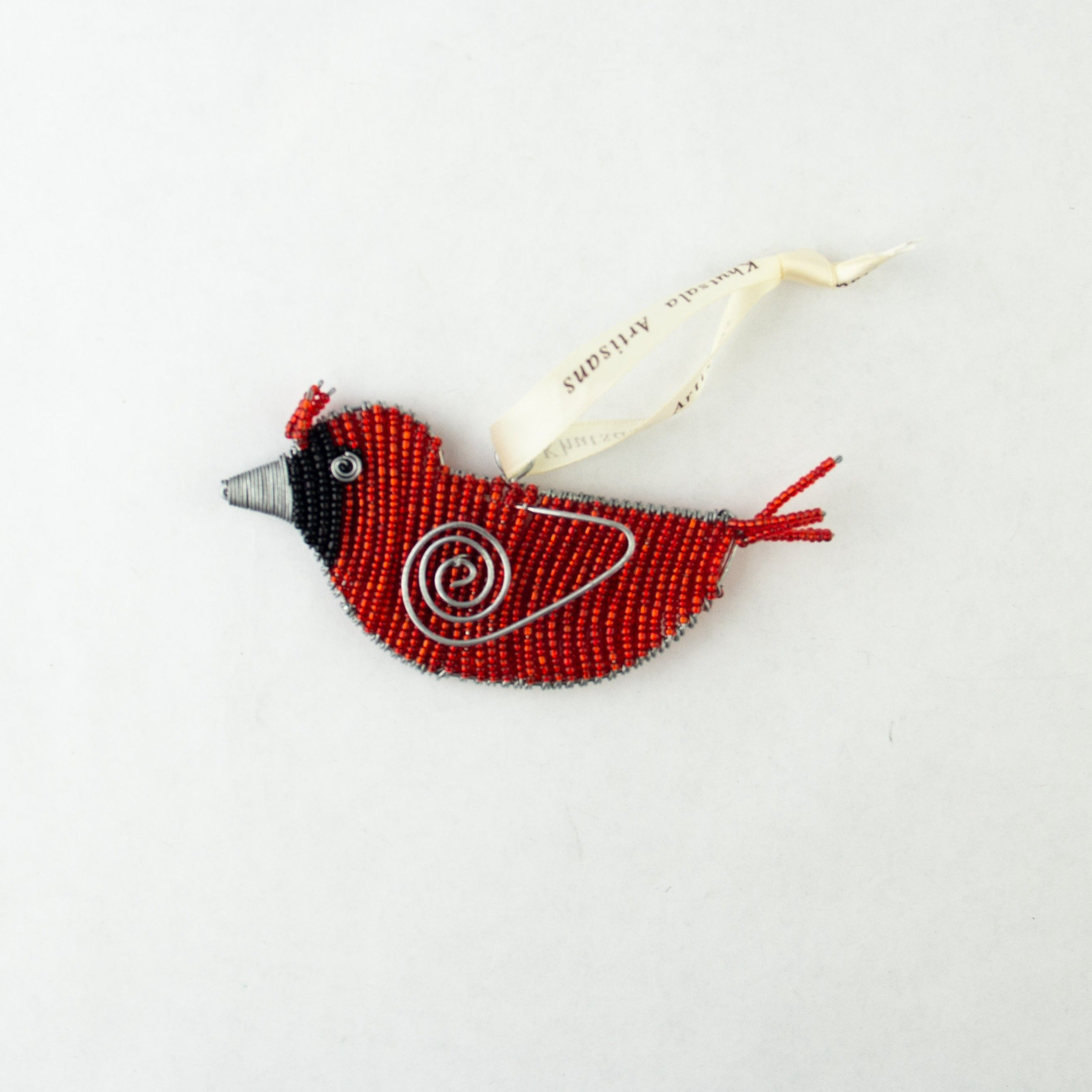 Beaded Cardinal Ornament - FMSCMarketplace.org