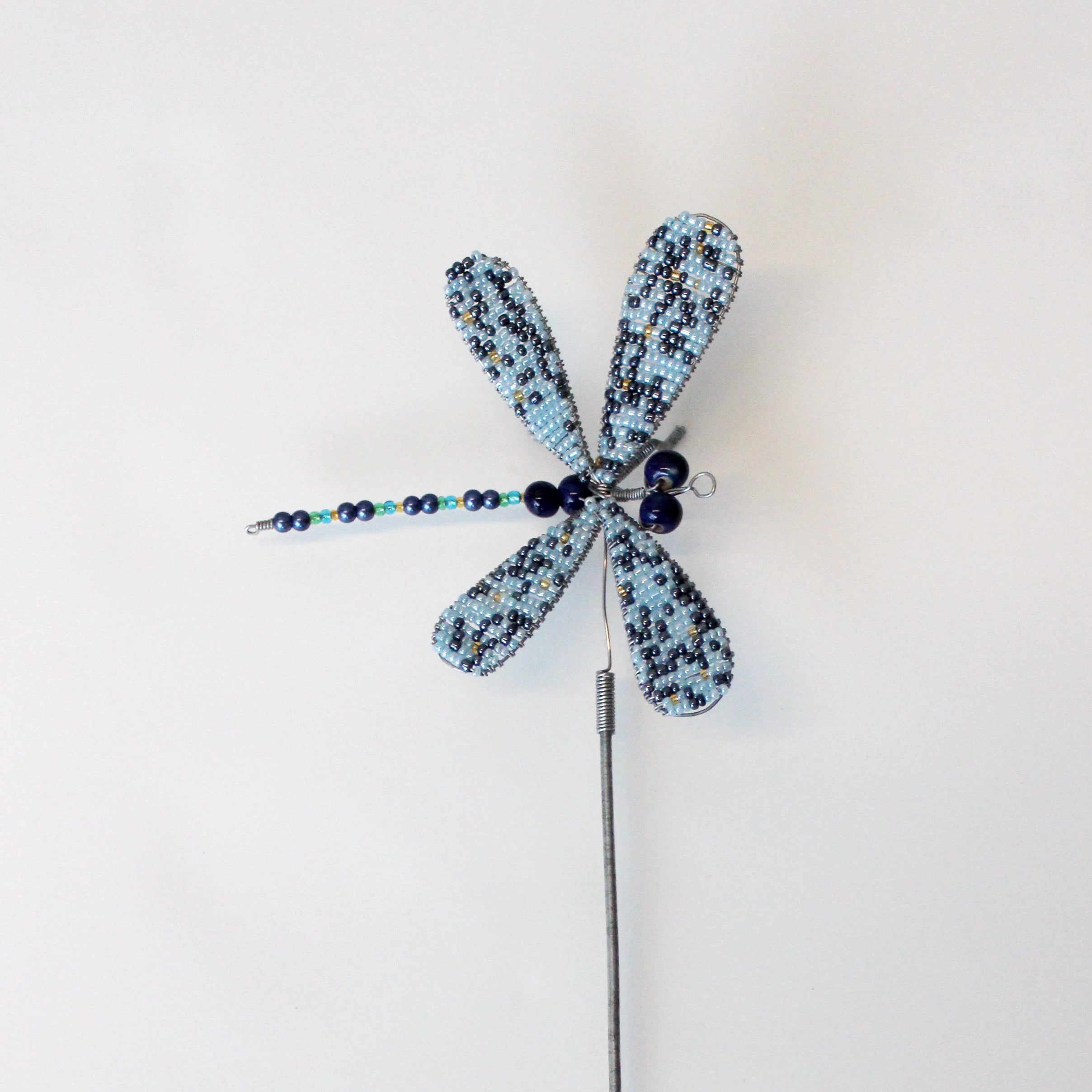 Beaded Dragonfly Plant Stake - FMSCMarketplace.org