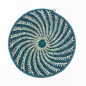 Grass-Woven Basket, Green Vine - FMSCMarketplace.org