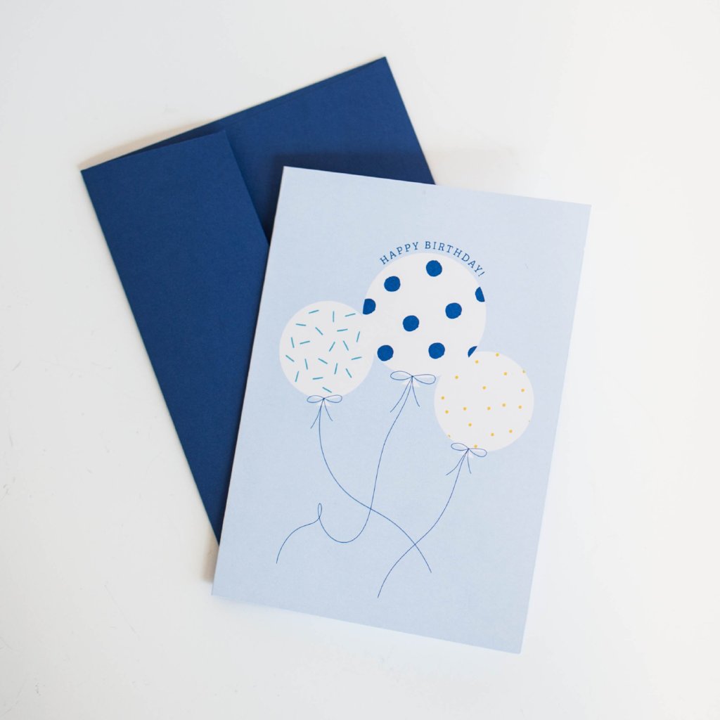 Donation Card - Happy Birthday Balloons - FMSCMarketplace.org