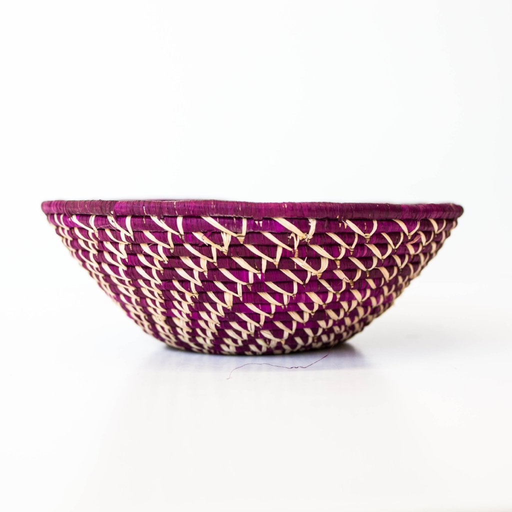 Grass-Woven Basket, Plum Vine - FMSCMarketplace.org