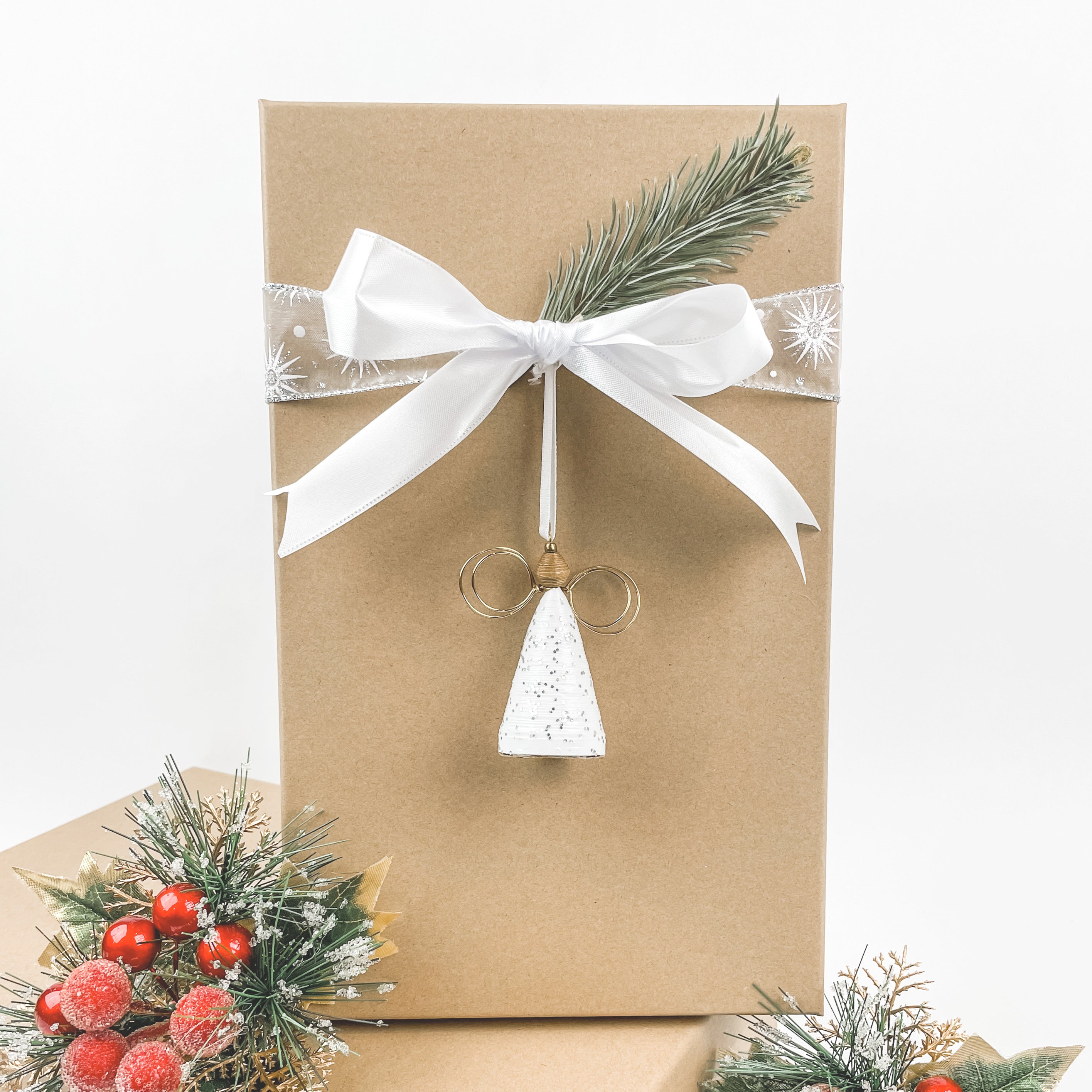 MannaPack Box Angel Ornament - Gold - FMSCMarketplace.org