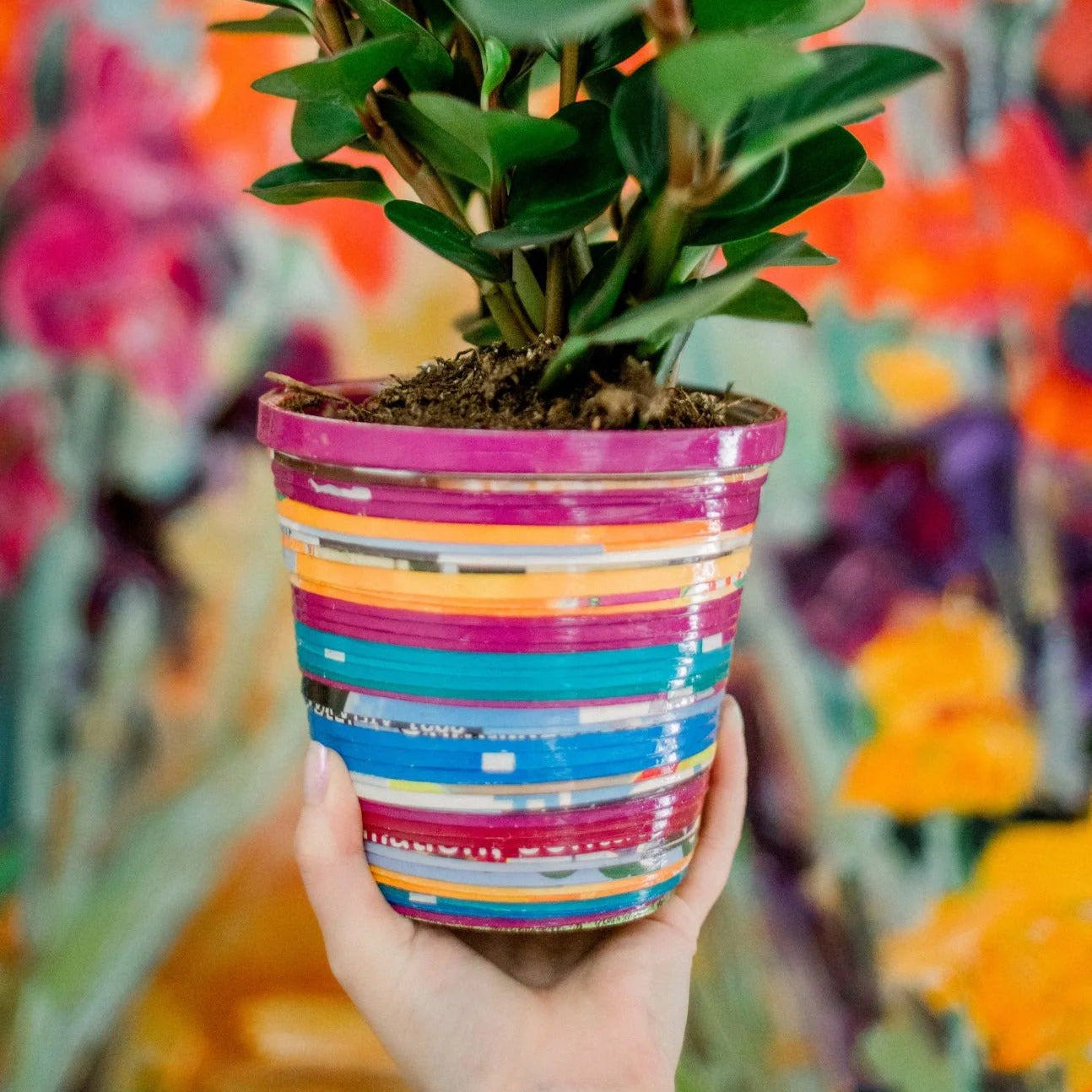 Recycled Paper Planter