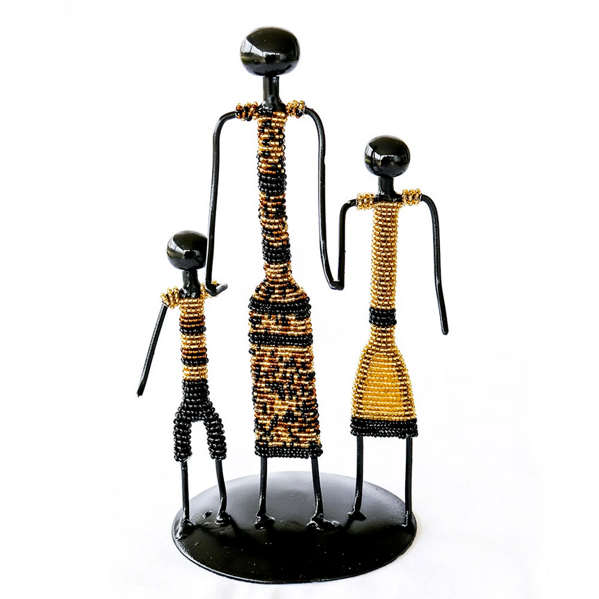 Beaded Family Sculpture - FMSCMarketplace.org