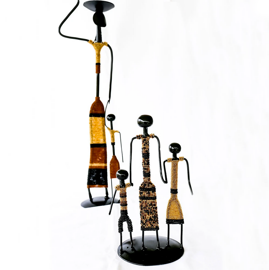 Beaded Family Sculpture - FMSCMarketplace.org