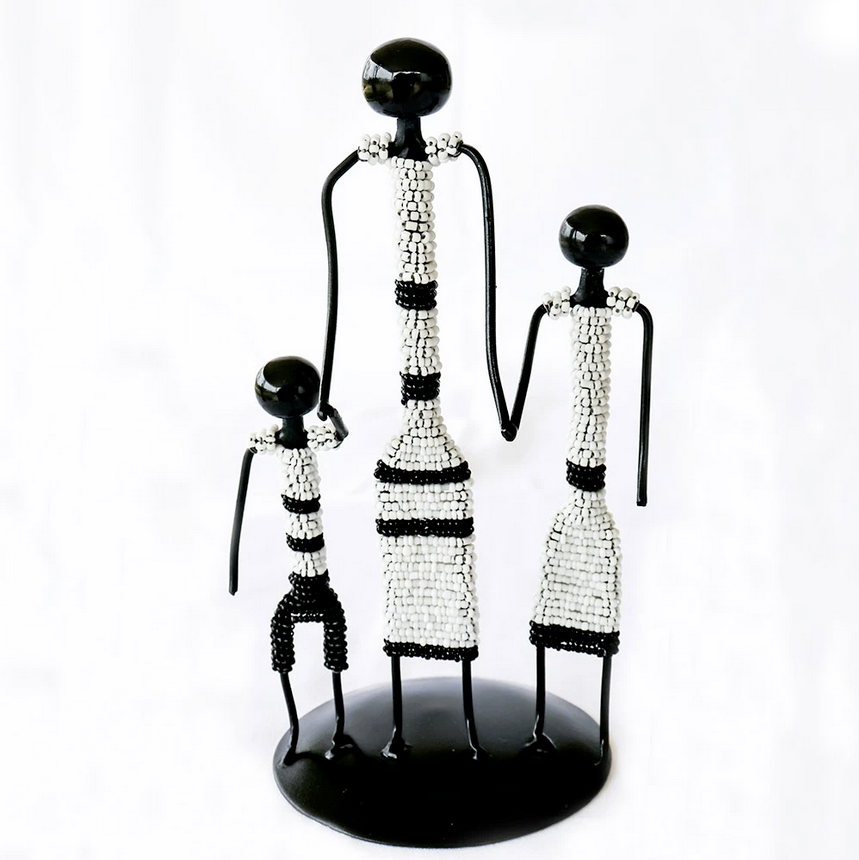 Beaded Family Sculpture - FMSCMarketplace.org