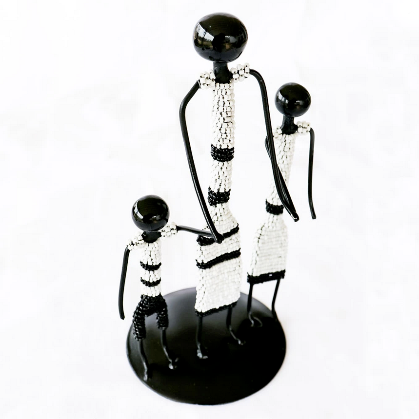 Beaded Family Sculpture - FMSCMarketplace.org
