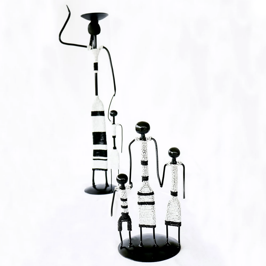 Beaded Family Sculpture - FMSCMarketplace.org