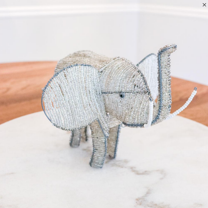 Beaded Elephant - African Collection