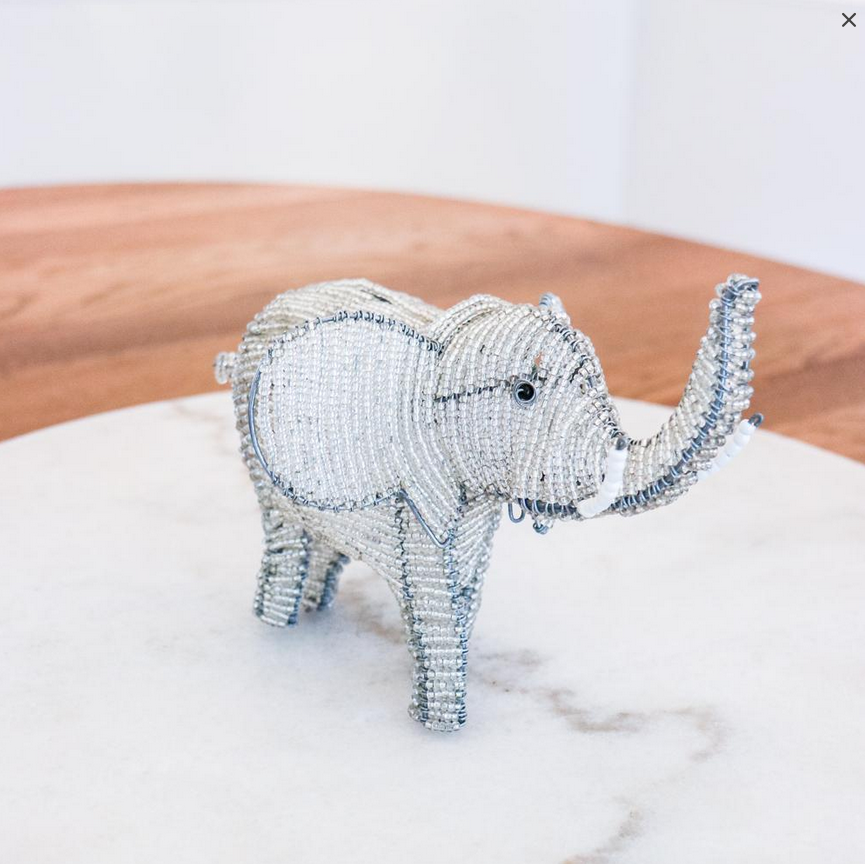 Beaded Elephant - African Collection