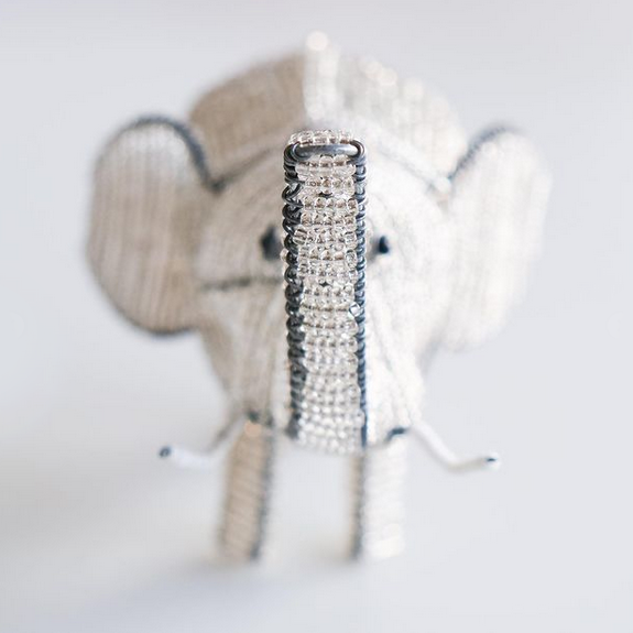 Beaded Elephant - African Collection - FMSCMarketplace.org