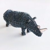 Beaded Rhinoceros - African Collection - FMSCMarketplace.org