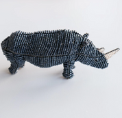 Beaded Rhinoceros - African Collection - FMSCMarketplace.org