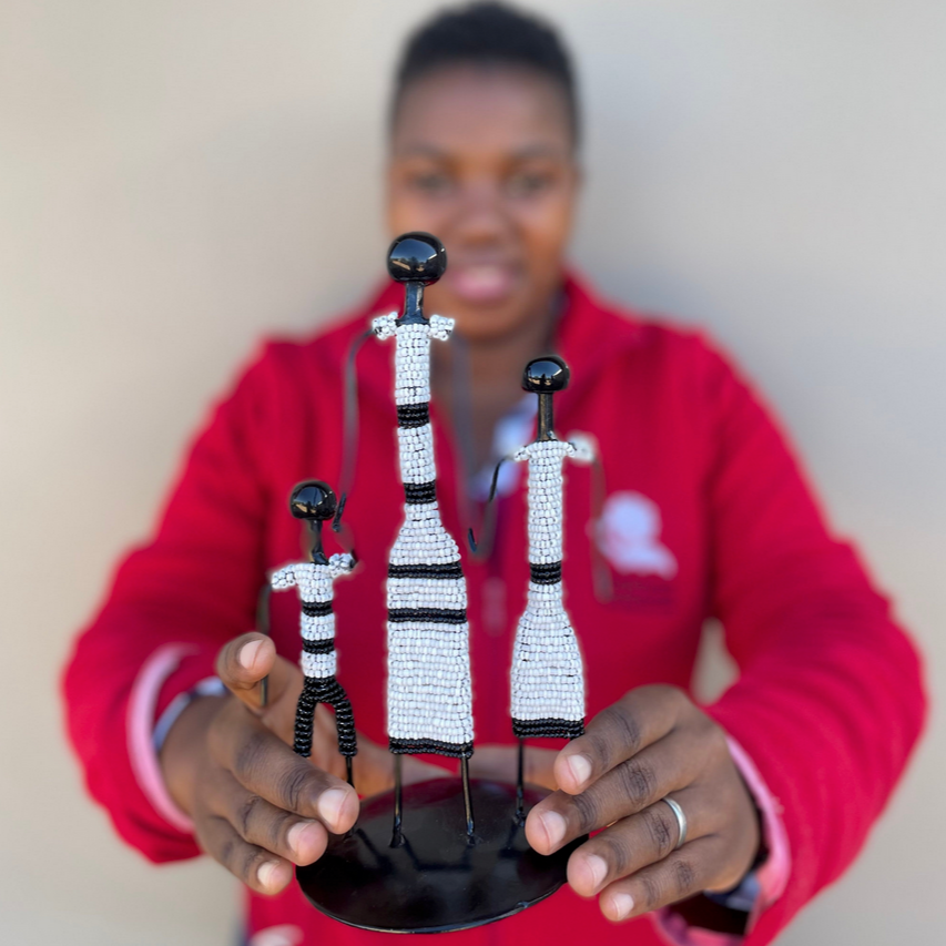 Beaded Family Sculpture - FMSCMarketplace.org
