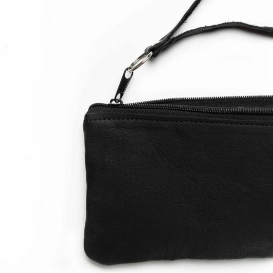 Leather Wristlet-Black - FMSCMarketplace.org