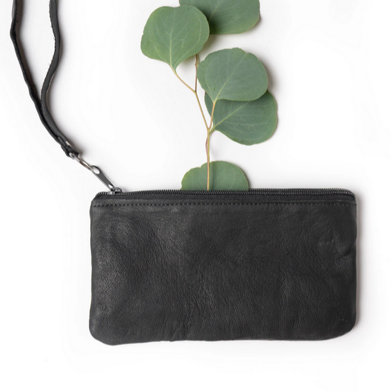Leather Wristlet-Black - FMSCMarketplace.org