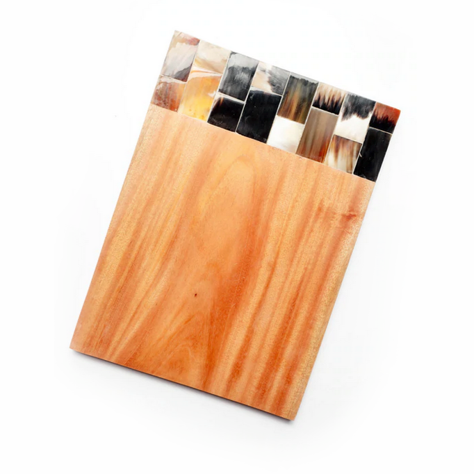 Wood and Horn Serving Board - FMSCMarketplace.org