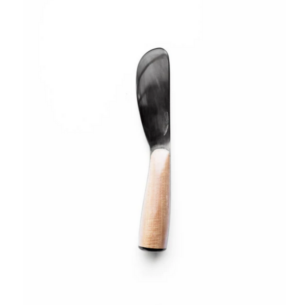 Wood and Horn Cheese Spreader