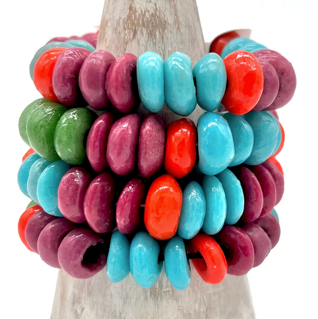 Recycled Glass Bracelet - FMSCMarketplace.org