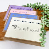 Get Well Soon Greeting Card Set