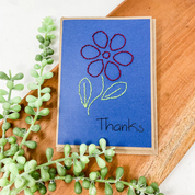 Thanks Floral Greeting Card Set - FMSCMarketplace.org