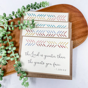 The Lord is Greater Greeting Card Set - FMSCMarketplace.org