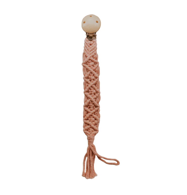 Macrame Pacifier Clip - FMSCMarketplace.org