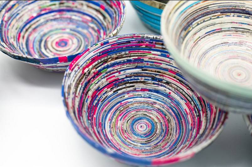 Eclectic Paper Bowl - FMSCMarketplace.org