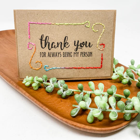Thank You For Being My Person Card - FMSCMarketplace.org
