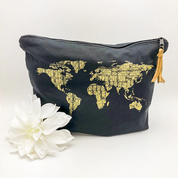 World Map Zipper bag - FMSCMarketplace.org