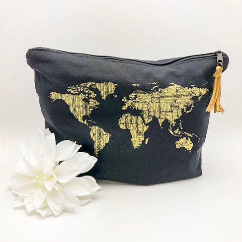 World Map Zipper bag - FMSCMarketplace.org