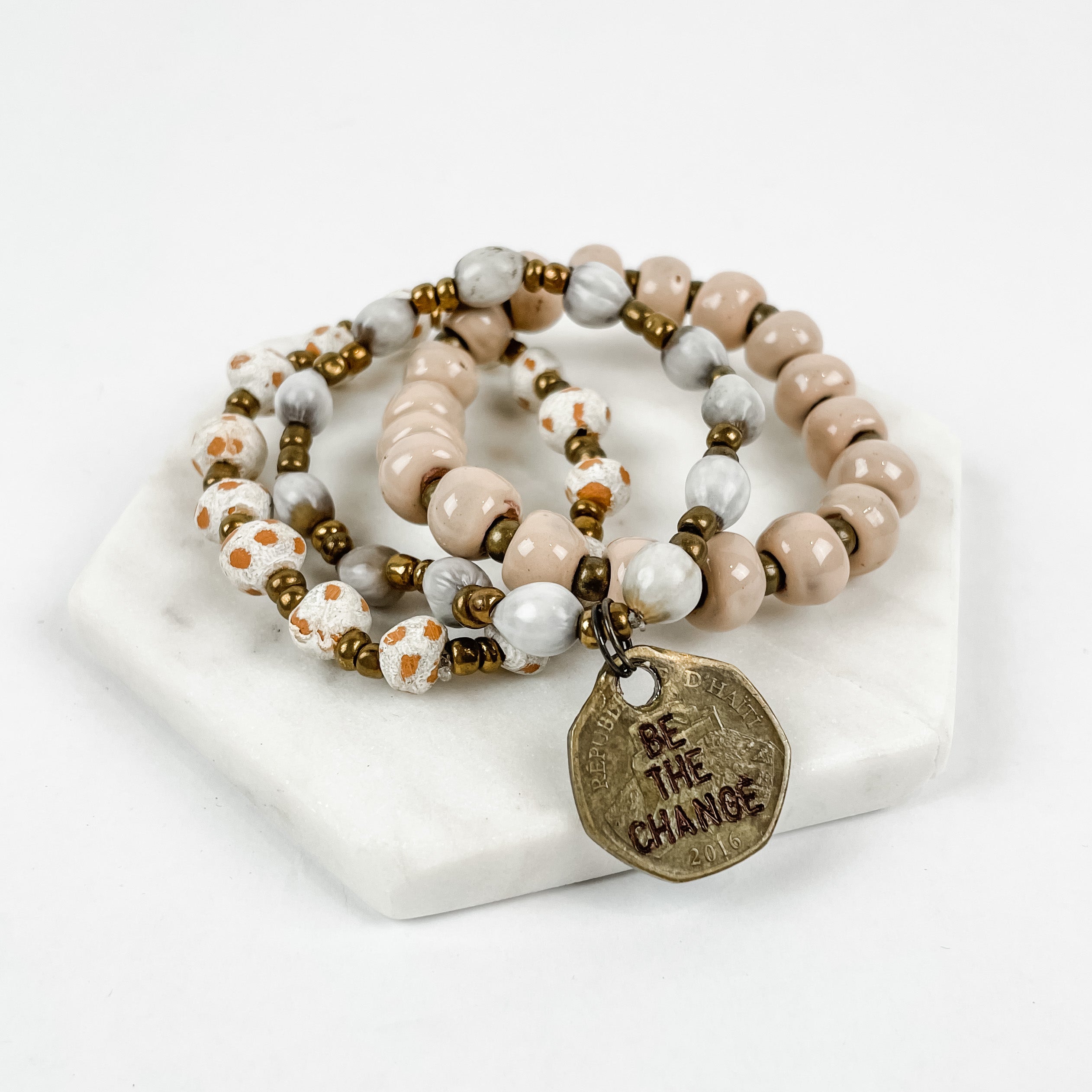 Be the Change Bracelet Set - FMSCMarketplace.org