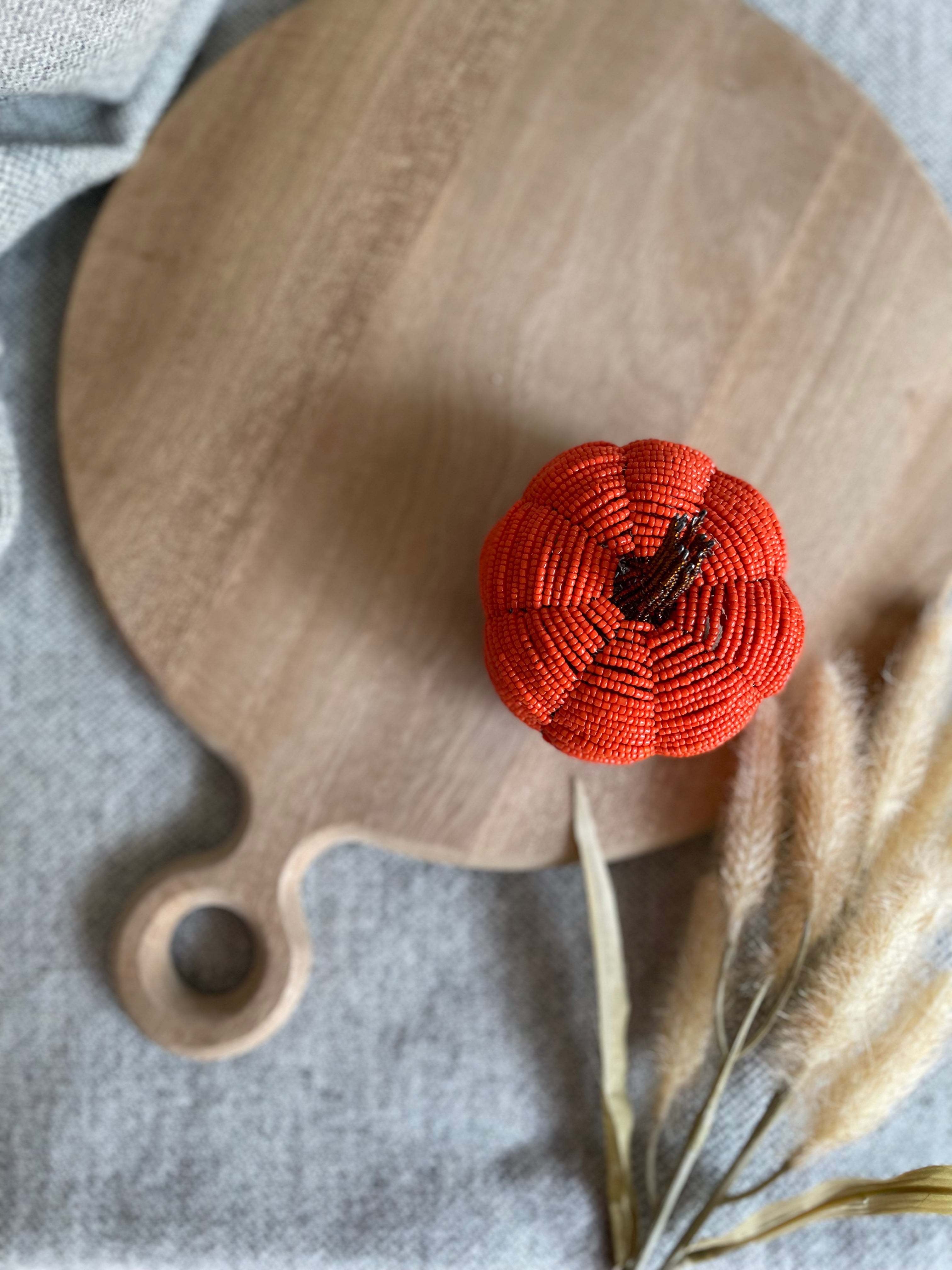 Beaded Pumpkin - FMSCMarketplace.org