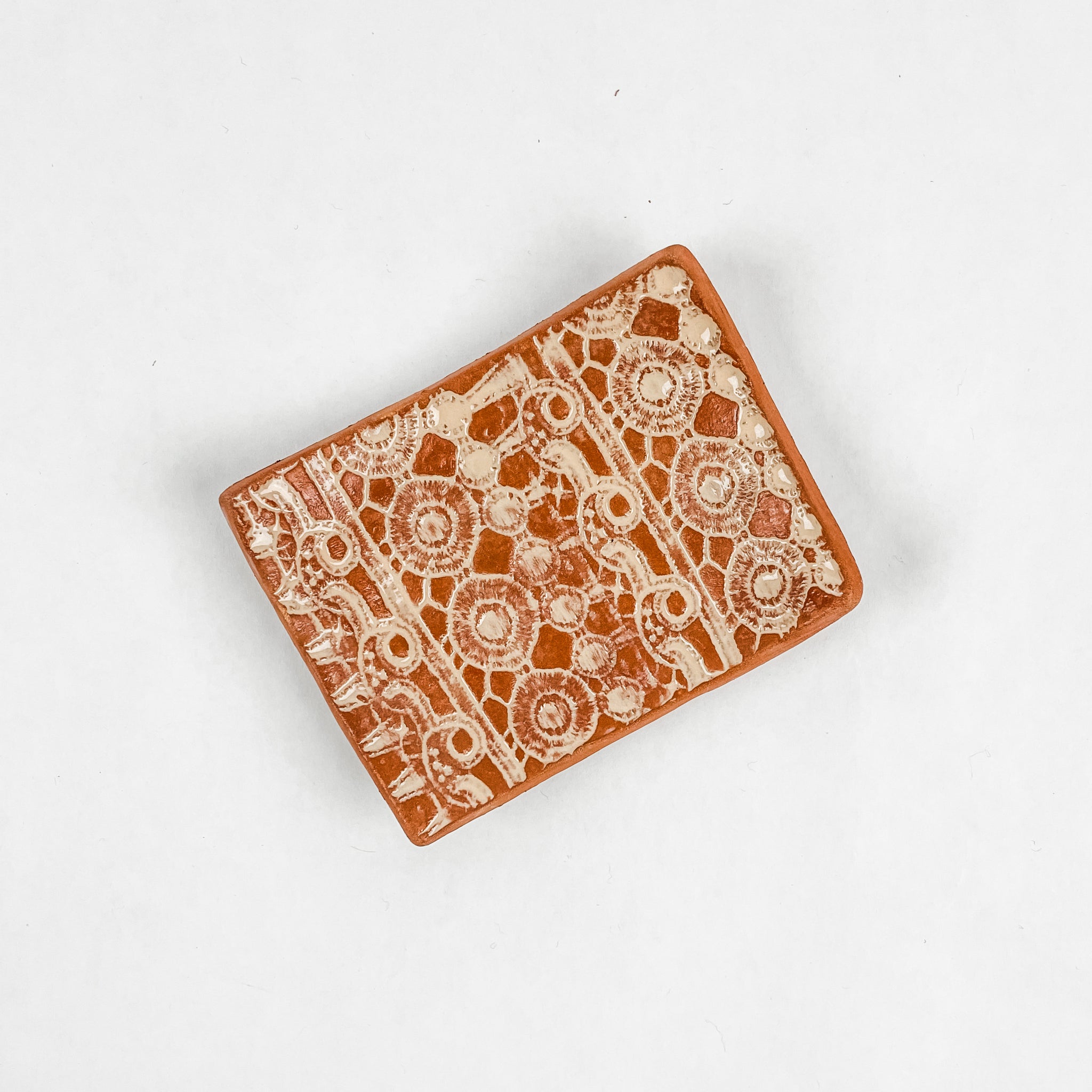Lace Print Soap Dish / Catch All